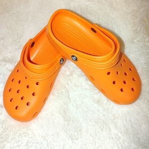 New! Orange Crocs